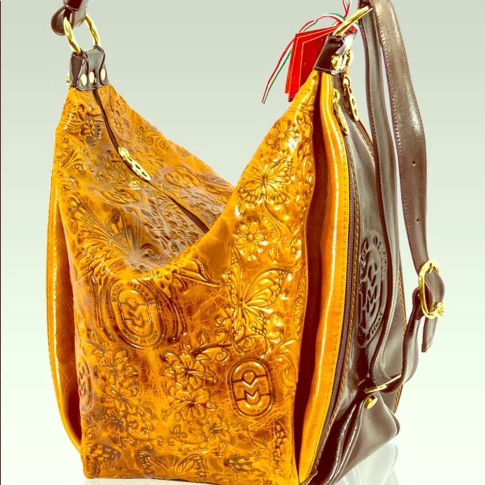 Marino Orlandi Leather Butterfly Bag